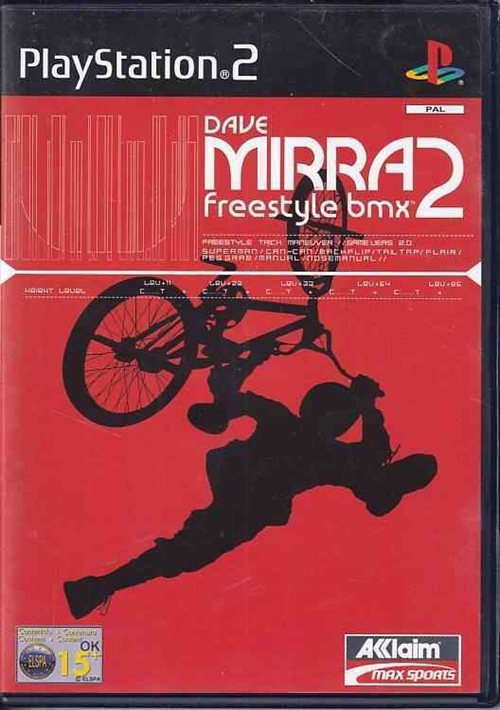 Dave Mirra Freestyle BMX 2 - PS2 (B Grade) (Genbrug)